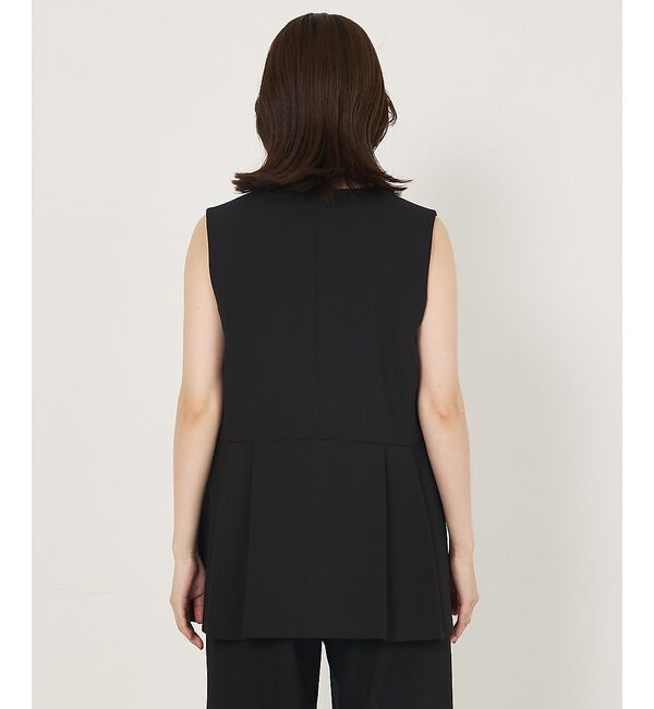 abahouse mavie「【エニデイカセット】タック切り替えジレ/セミオケ/きれいめ/レイヤード/ベスト/」|ベスト・ジレ|