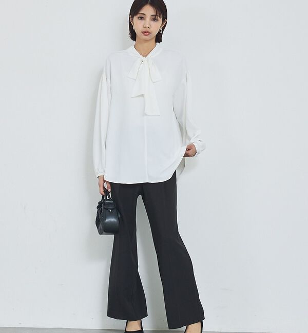 abahouse mavie「ボウタイ2WAYブラウス」|シャツ・ブラウス|