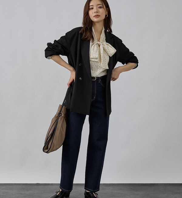 abahouse mavie「ボウタイ2WAYブラウス」|シャツ・ブラウス|