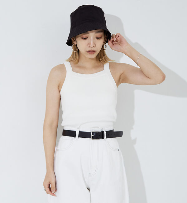 NOMINE「カップインアメスリニットタンク」|キャミソール|