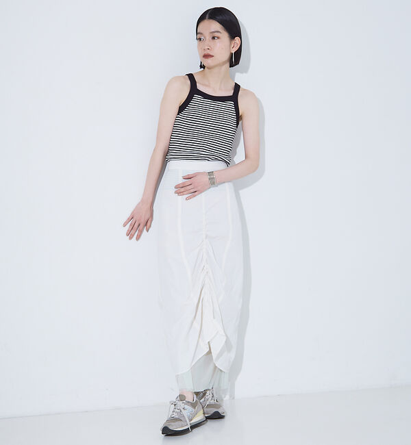 NOMINE「カップインアメスリニットタンク」|キャミソール|