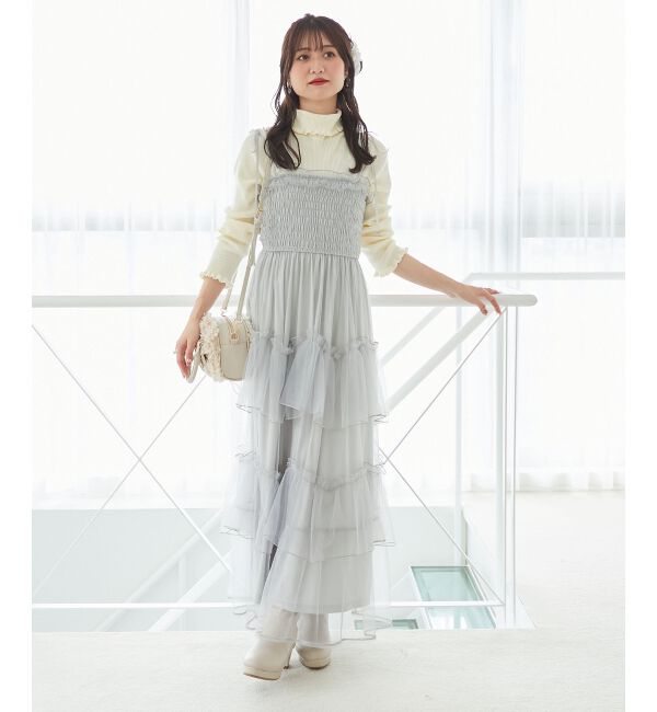  「プチフリルタートルニット」|ニット・セーター|