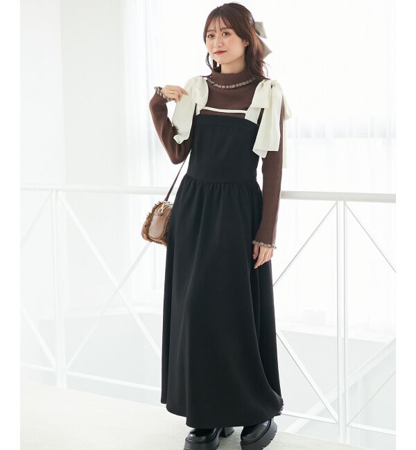  「プチフリルタートルニット」|ニット・セーター|