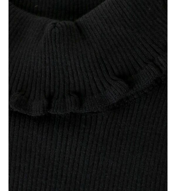  「プチフリルタートルニット」|ニット・セーター|