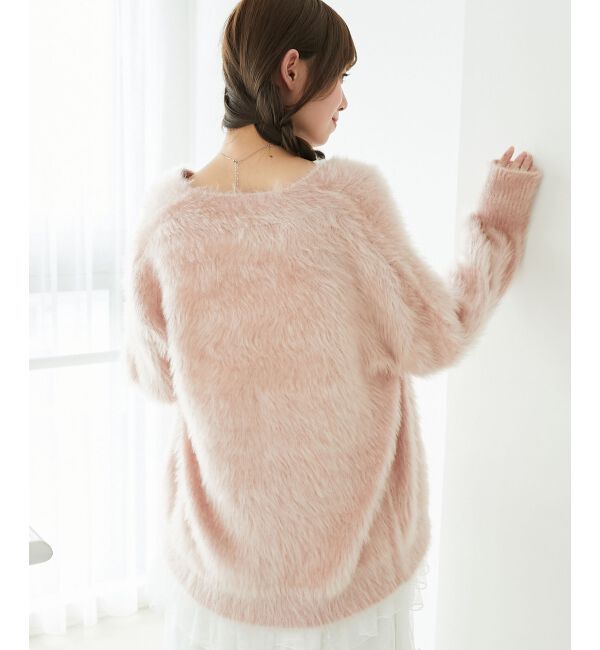  「キラメキシャギーミディカーディガン」|カーディガン|