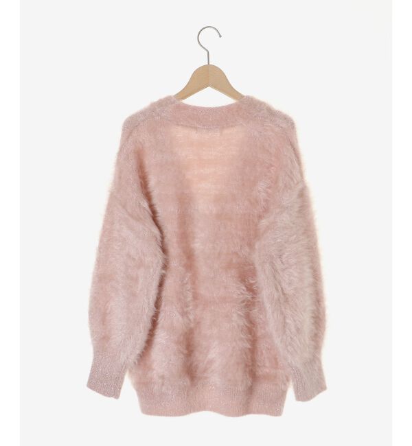  「キラメキシャギーミディカーディガン」|カーディガン|