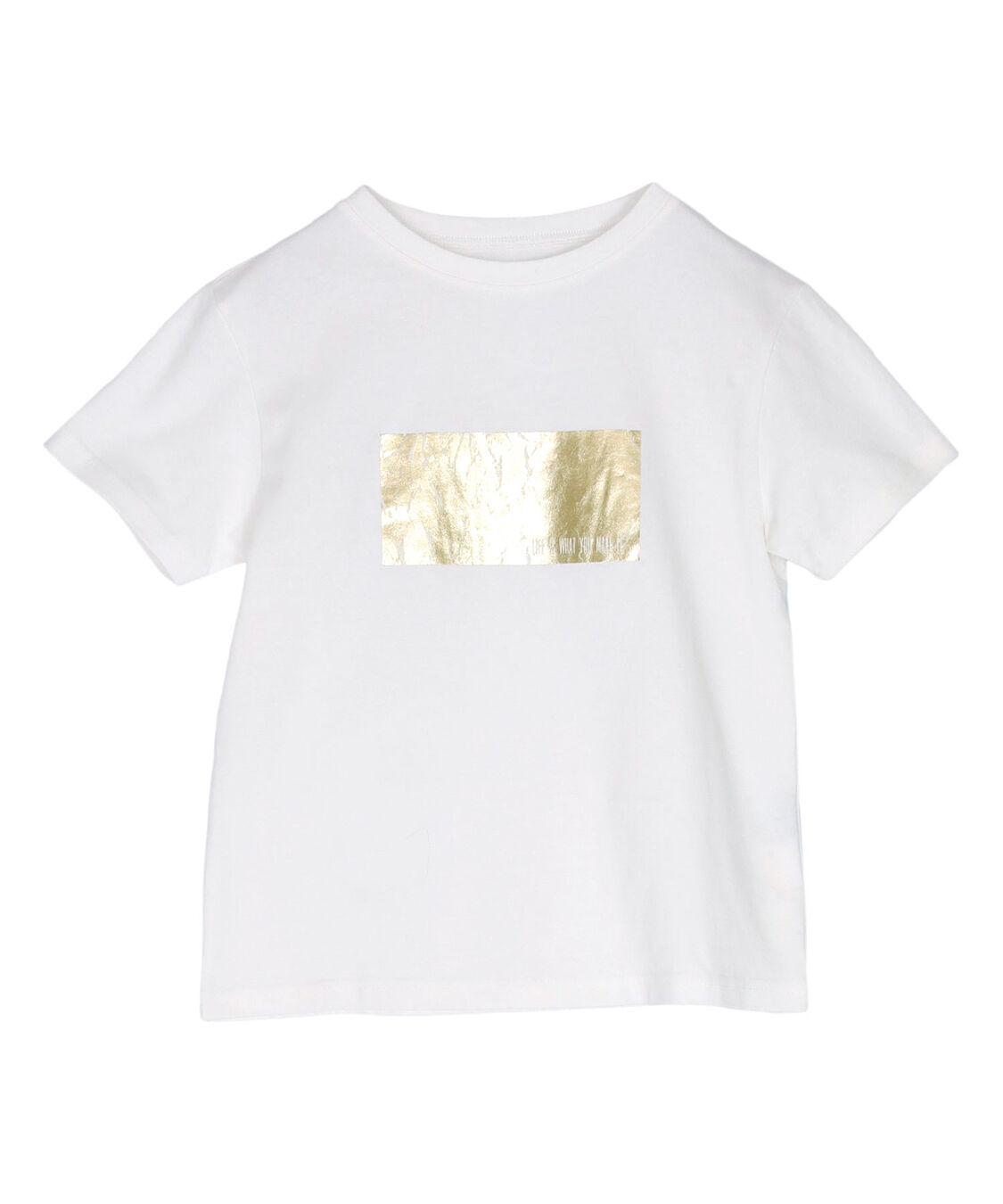 titivate「箔プリントコンパクトTシャツ」|Tシャツ・カットソー|