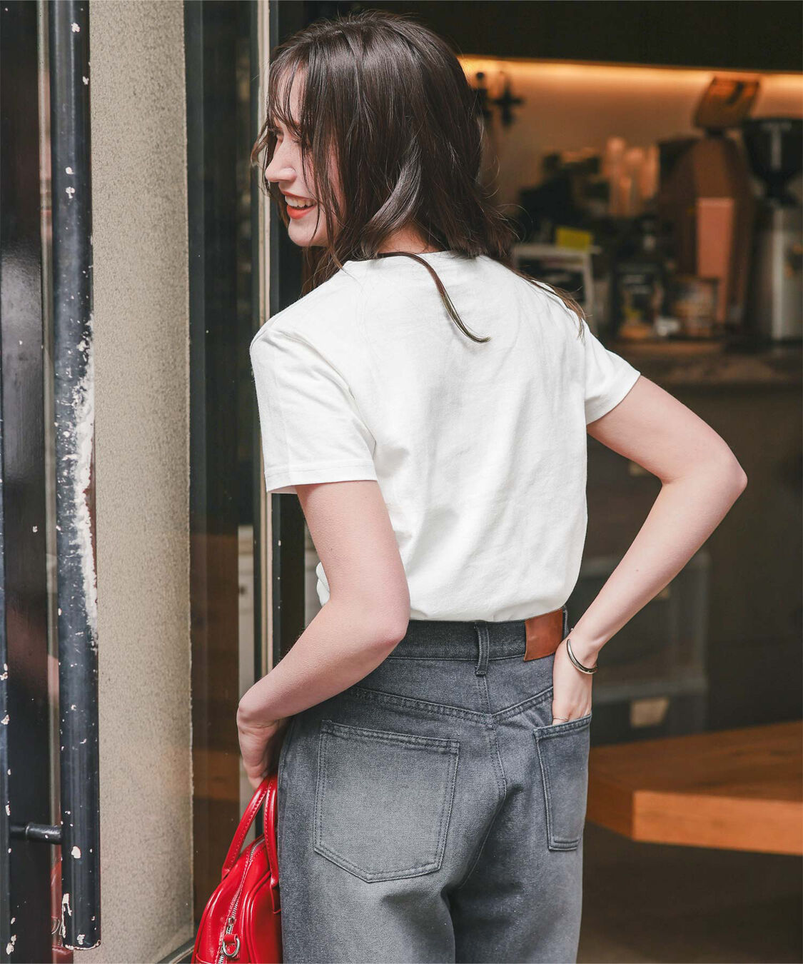 titivate「箔プリントコンパクトTシャツ」|Tシャツ・カットソー|