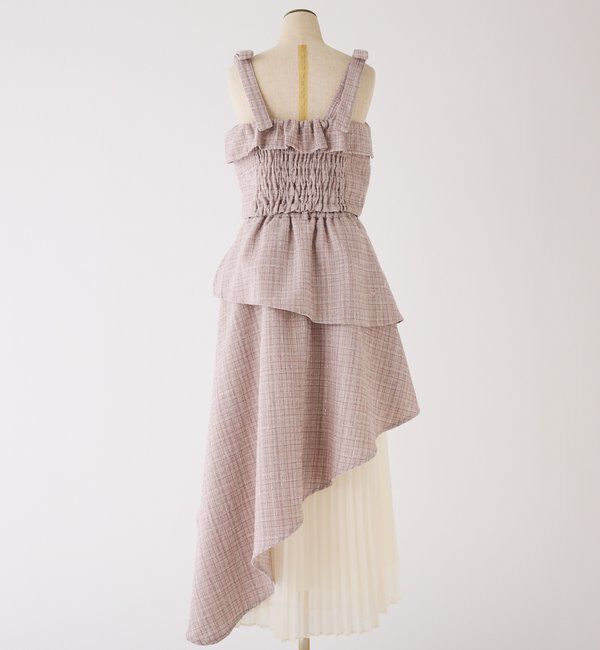  「【LouLoumei】異素材ミックスツイードセットアップ」|その他|