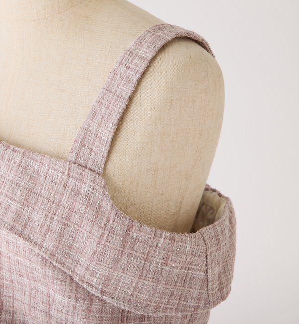  「【LouLoumei】異素材ミックスツイードセットアップ」|その他|