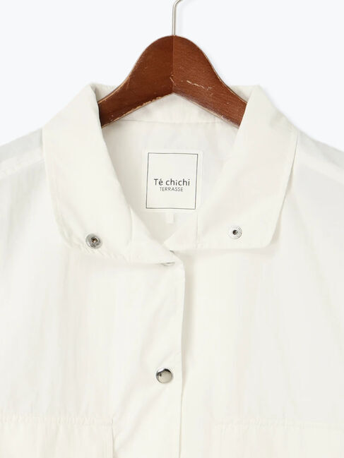 Te chichi TERRASSE「ナイロンショートベスト」|ダウンベスト・ベスト|