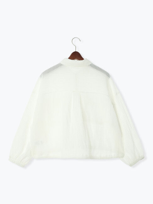 Te chichi TERRASSE「シアーチェックジップブルゾン」|ブルゾン・スタジャン|