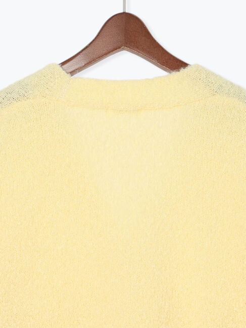 Te chichi TERRASSE「ブークレパール釦Vネックカーディガン」|カーディガン|