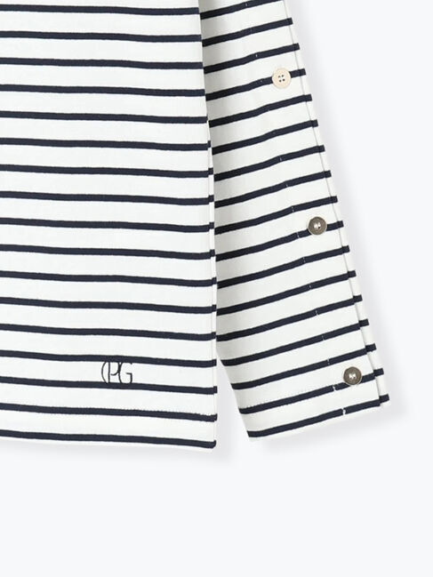 Te chichi「ショルダー釦ボーダーカットソー」|Tシャツ・カットソー|