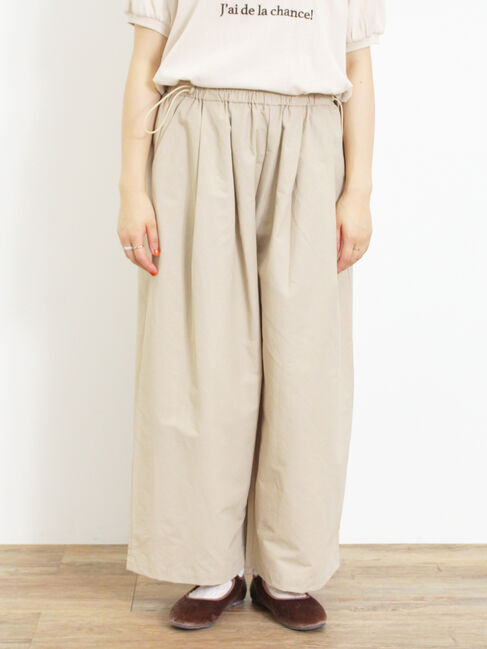 Samansa Mos2「ドローコードデザインワイドパンツ」|その他|
