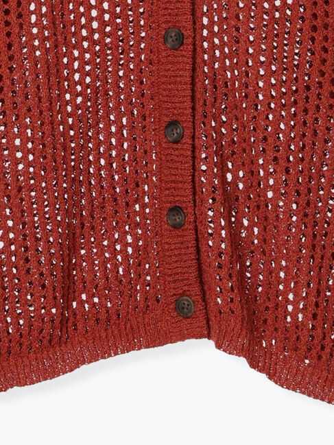 Samansa Mos2「透かし柄前後2WAYニット」|ニット・セーター|