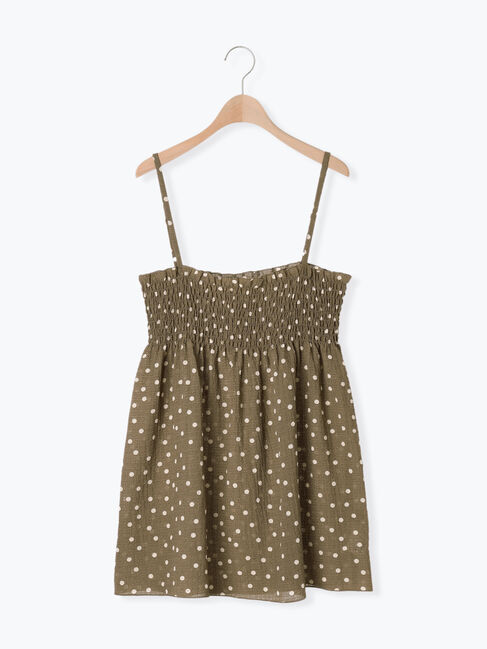 Samansa Mos2「◎シャーリングキャミチュニック」|シャツ・ブラウス|