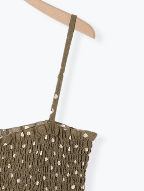 Samansa Mos2「◎シャーリングキャミチュニック」|シャツ・ブラウス|