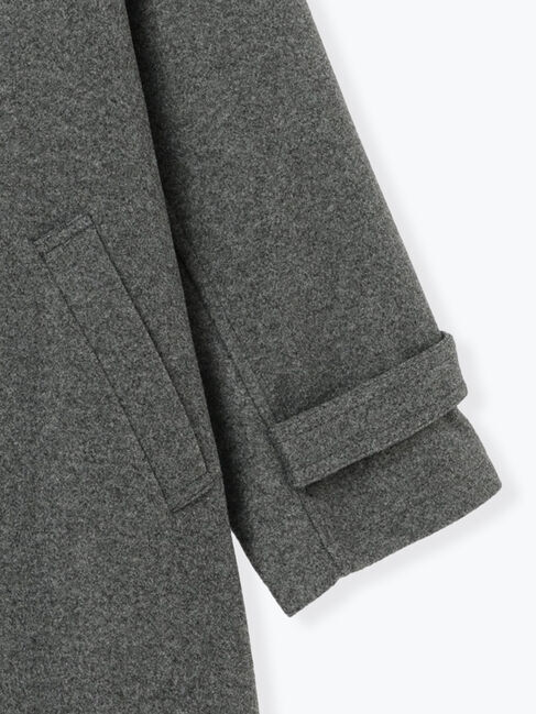 Samansa Mos2「ウーリーライクミドル丈クルーネックコート」|その他|