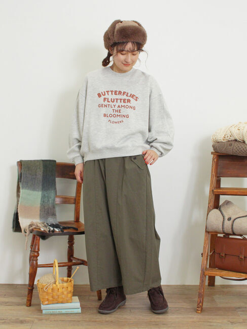 Samansa Mos2「柄アソートプリントスウェット」|Tシャツ・カットソー|