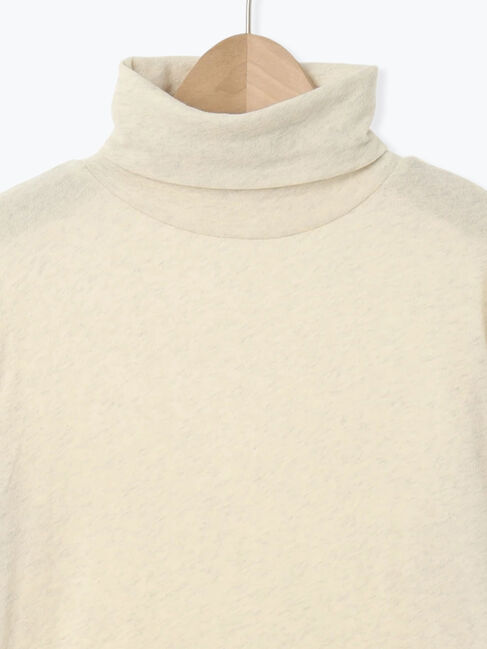 Samansa Mos2「【吸湿発熱】ベア天無地タートルネックインナー」|Tシャツ・カットソー|