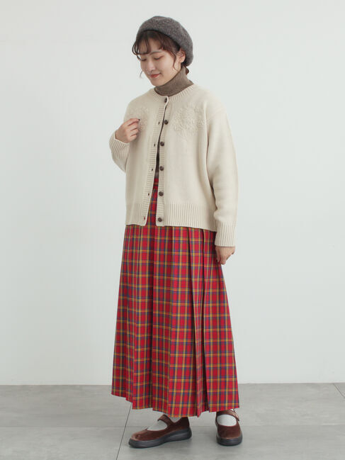 Samansa Mos2「【帯電防止裏地】柄アソートプリーツスカート」|スカート|