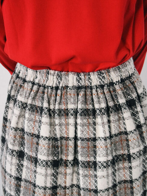 Samansa Mos2 blue「チェック柄スカート」|スカート|