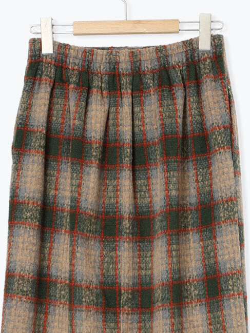 Samansa Mos2 blue「チェック柄スカート」|スカート|