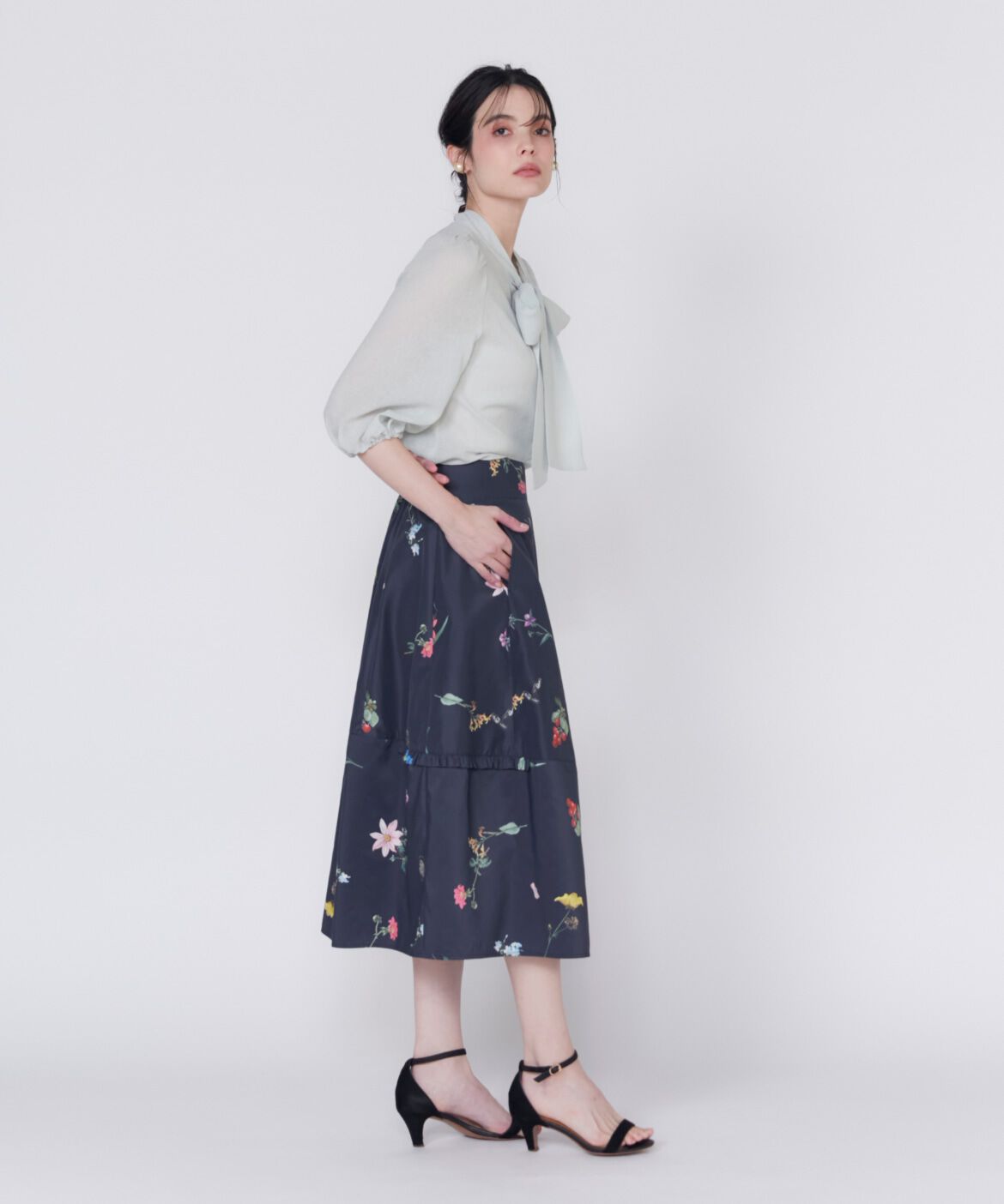 Maglie le cassetto「シアーボウタイブラウス」|シャツ・ブラウス|