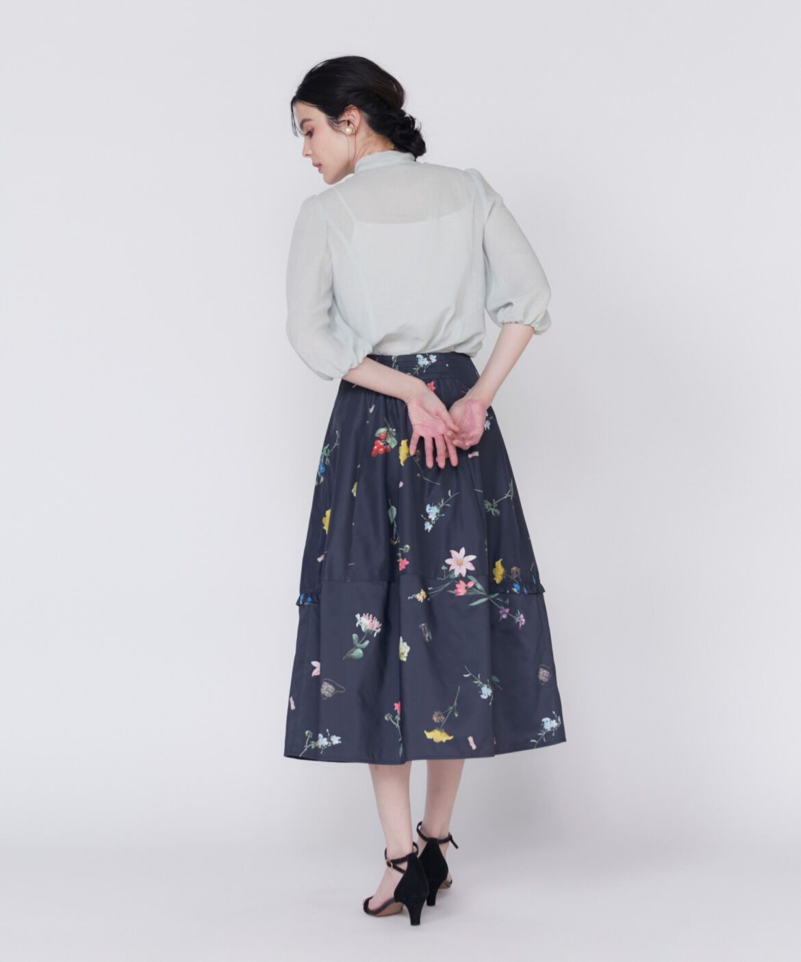 Maglie le cassetto「シアーボウタイブラウス」|シャツ・ブラウス|