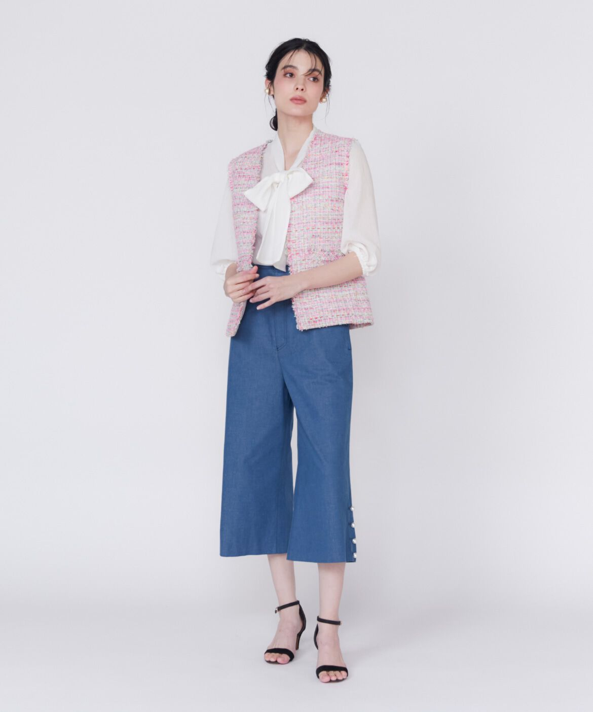 Maglie le cassetto「シアーボウタイブラウス」|シャツ・ブラウス|