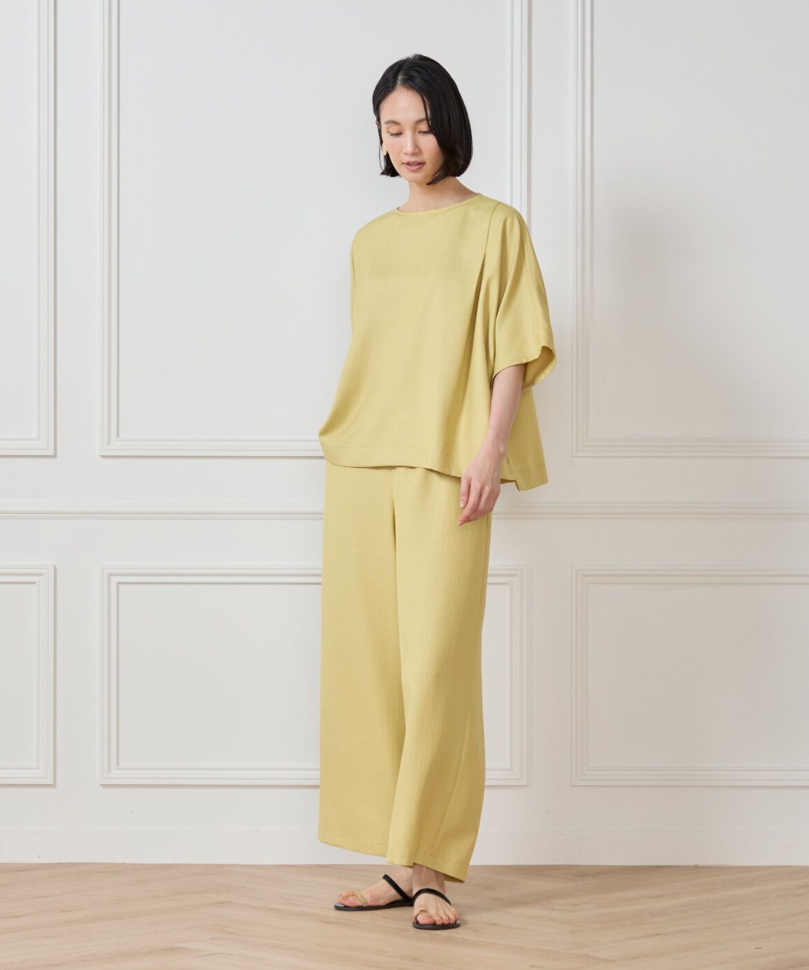 7-IDconcept.「《大きいサイズ》ドルマンタックブラウス」|シャツ・ブラウス|