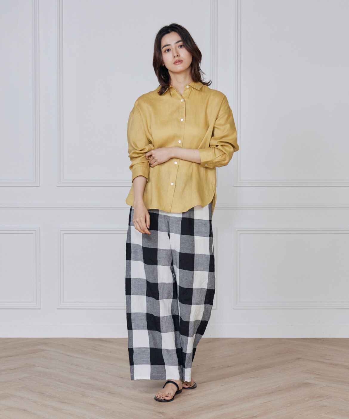 7-IDconcept.「リネンシャツ」|シャツ・ブラウス|