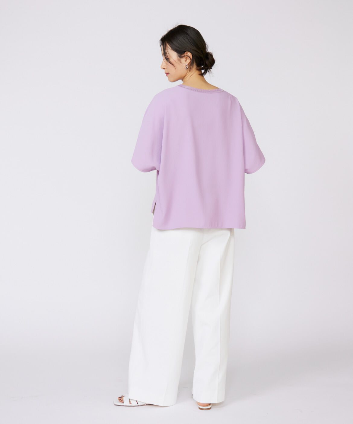 INED「吸汗速乾ジョーゼットプルオーバー」|Tシャツ・カットソー|