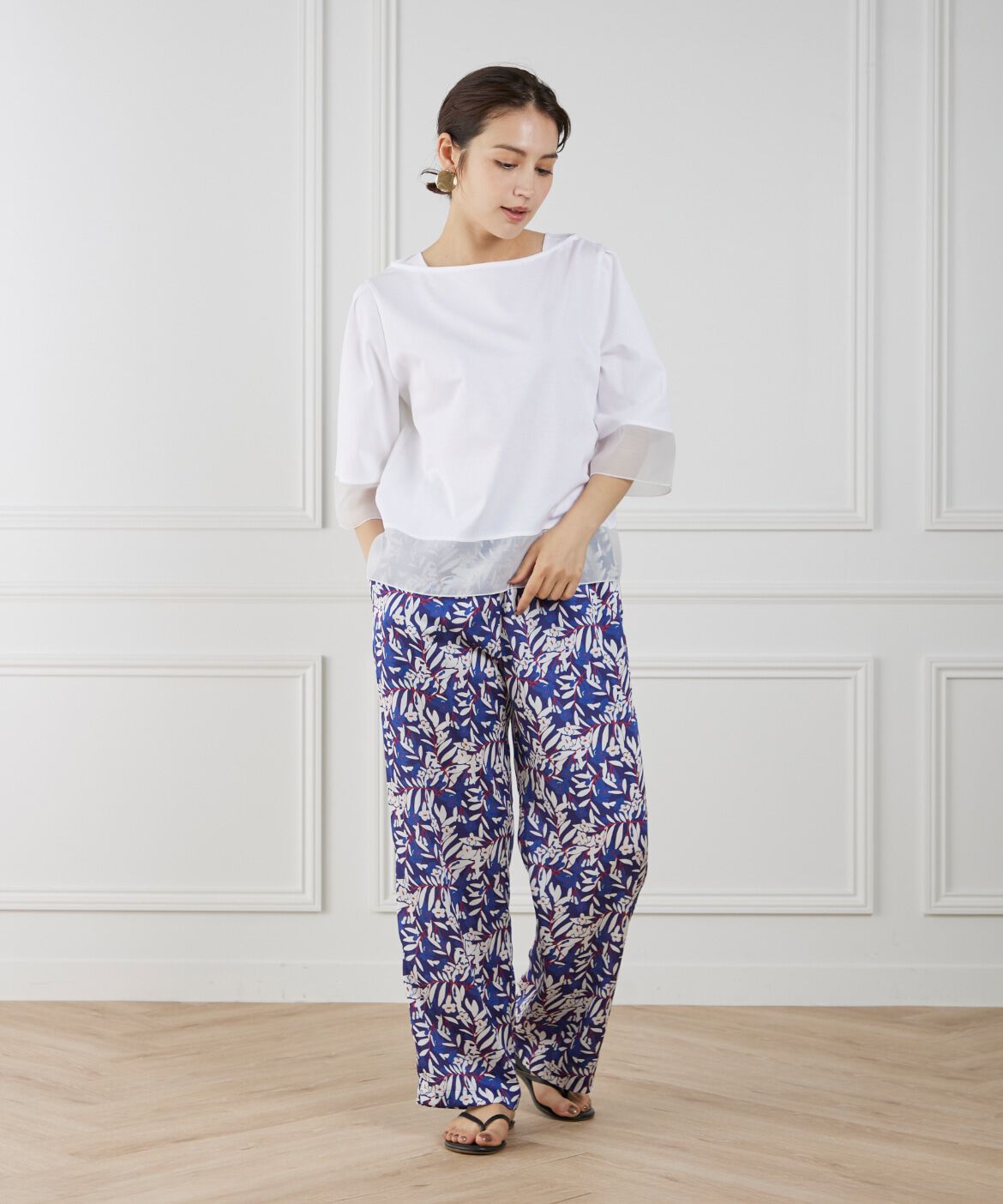 DAY by DAY it&rsquo;s international「シアー切替えプルオーバー」|Tシャツ・カットソー|