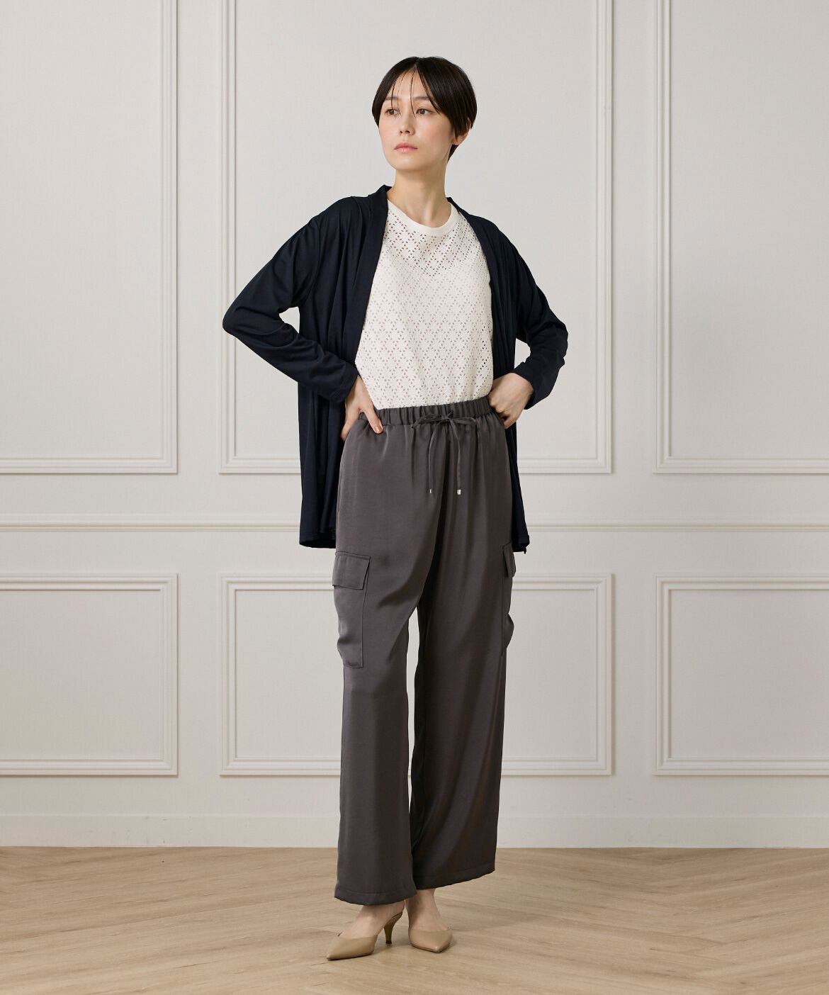 7-IDconcept.「着流しカーディガン」|カーディガン|