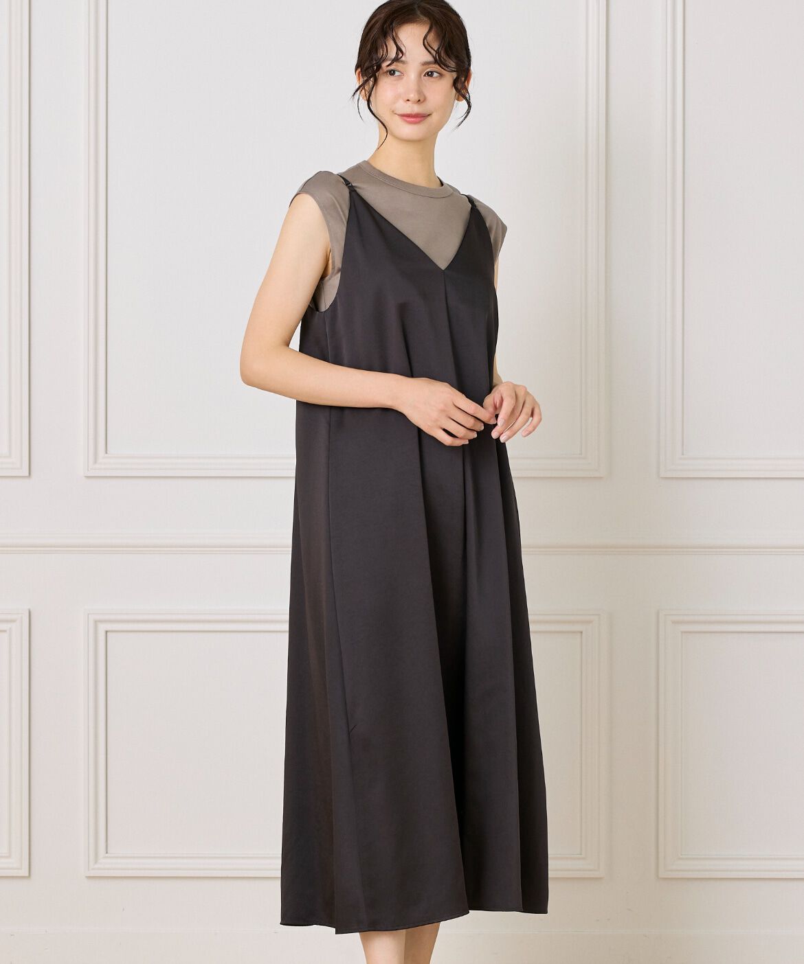 INED「2WAYキャミソールワンピース」|ワンピース|