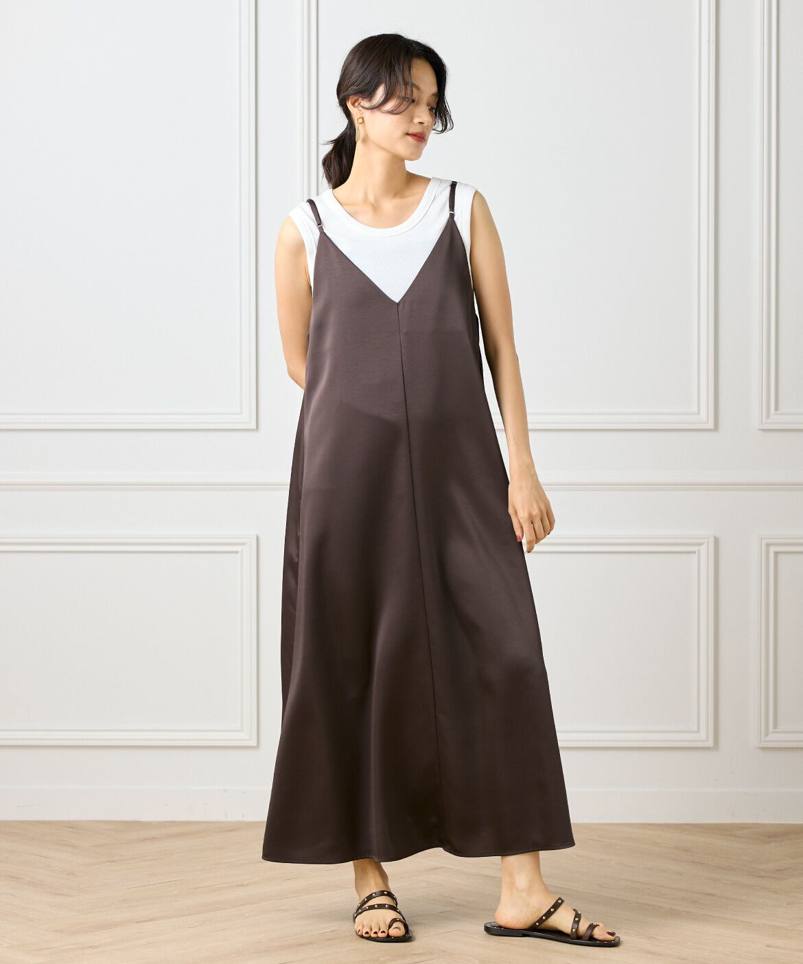 INED「2WAYキャミソールワンピース」|ワンピース|