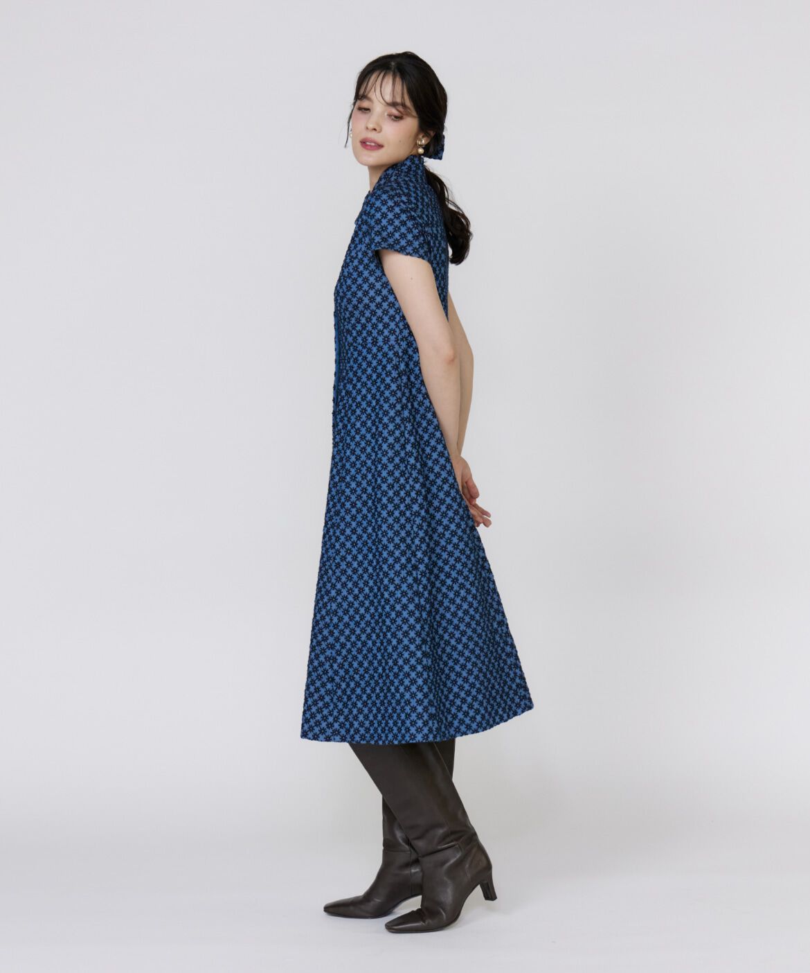 Maglie le cassetto「《美人百花9月号掲載》《ﾌﾗﾝﾄﾞﾙ45周年限定ｺﾚｸｼｮﾝ》ﾌﾗﾜｰ 」|ワンピース|