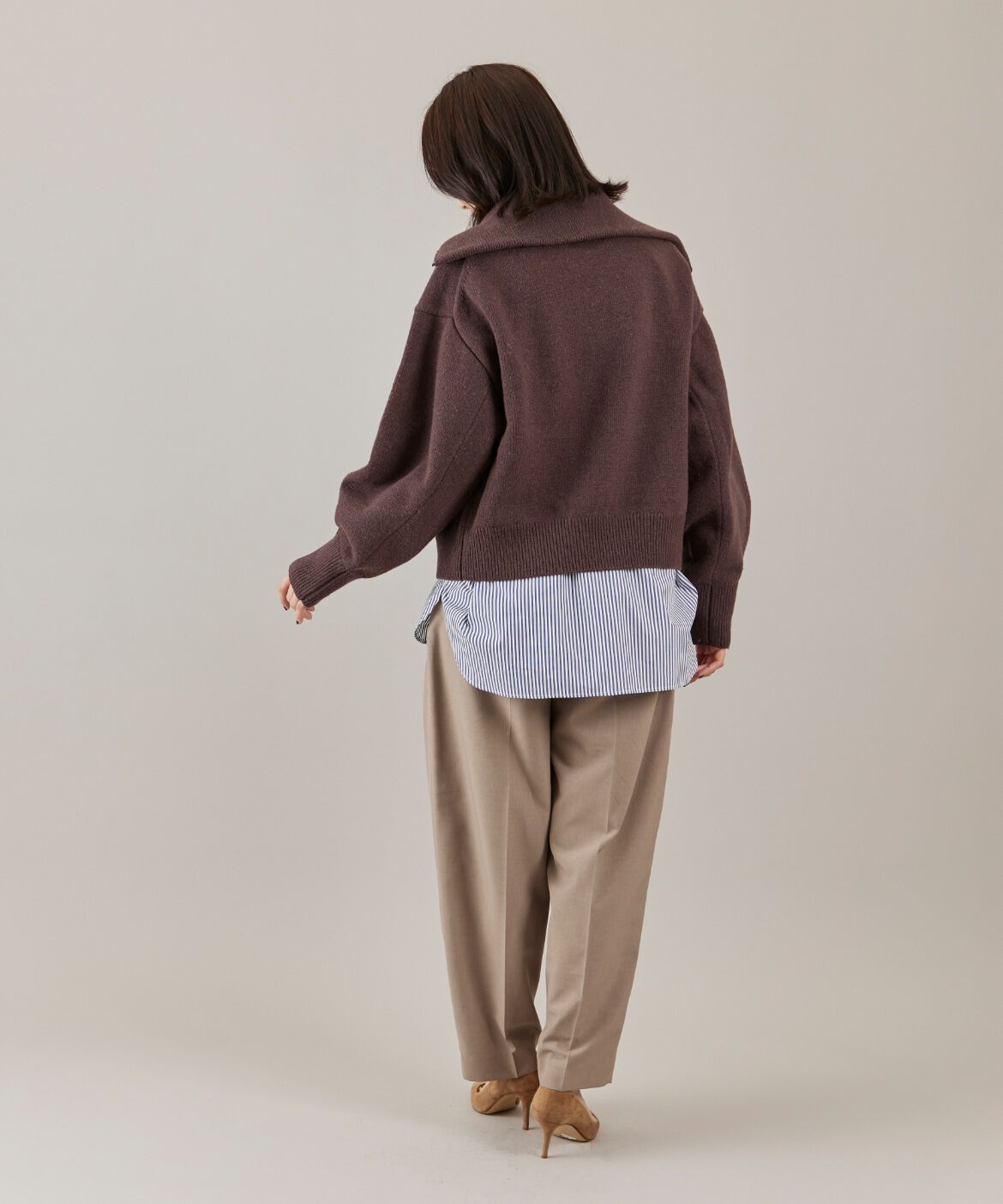 DAY by DAY it&rsquo;s international「ジップアップニットブルゾン」|ニット・セーター|