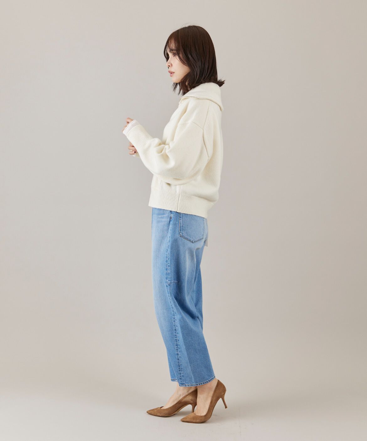 DAY by DAY it&rsquo;s international「ジップアップニットブルゾン」|ニット・セーター|