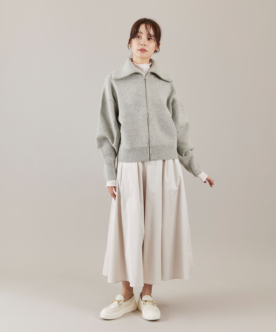 DAY by DAY it&rsquo;s international「ジップアップニットブルゾン」|ニット・セーター|