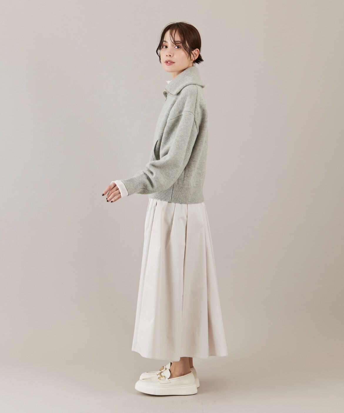 DAY by DAY it&rsquo;s international「ジップアップニットブルゾン」|ニット・セーター|