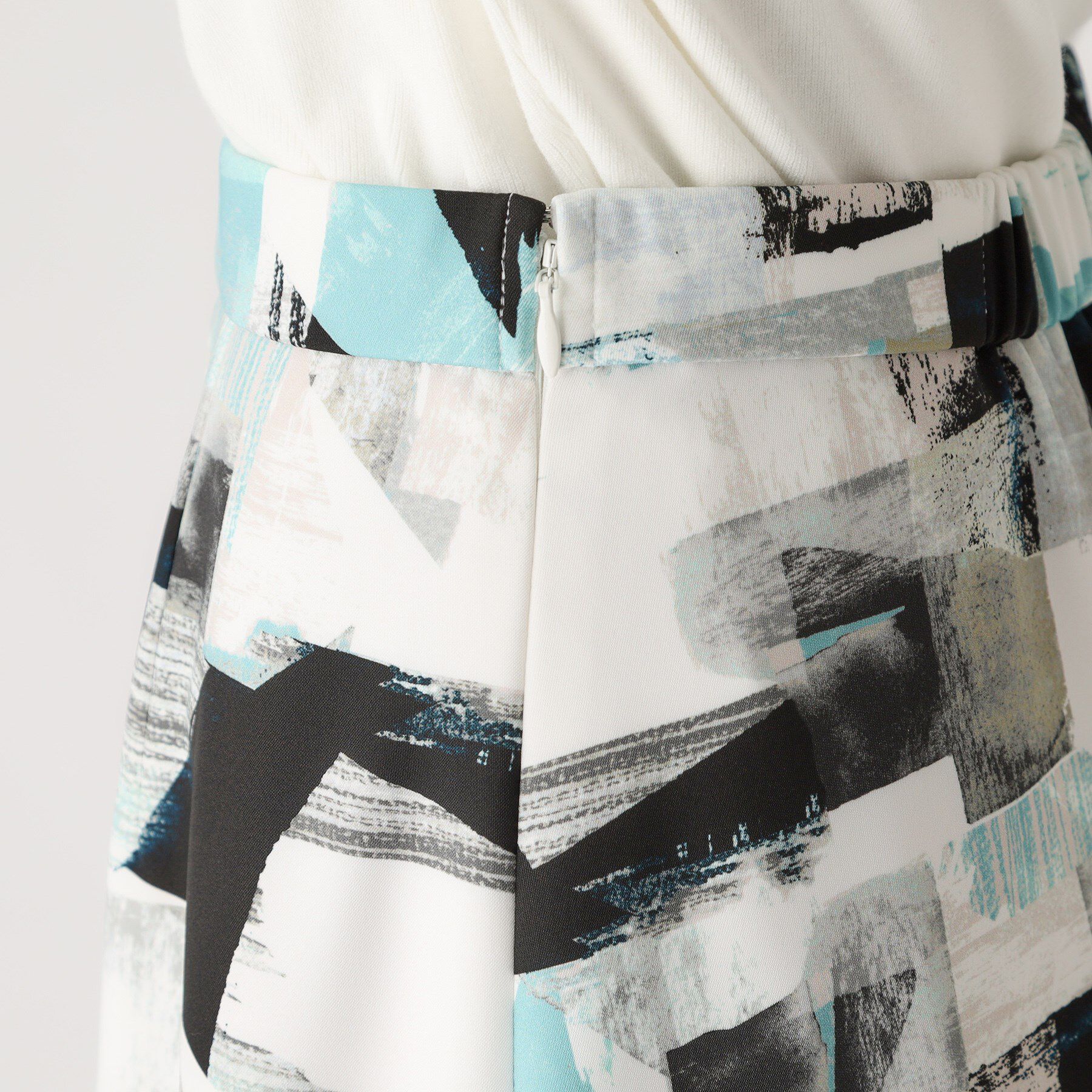 COUP DE CHANCE「【洗える／日本製】幾何学柄フレアスカート」|スカート|