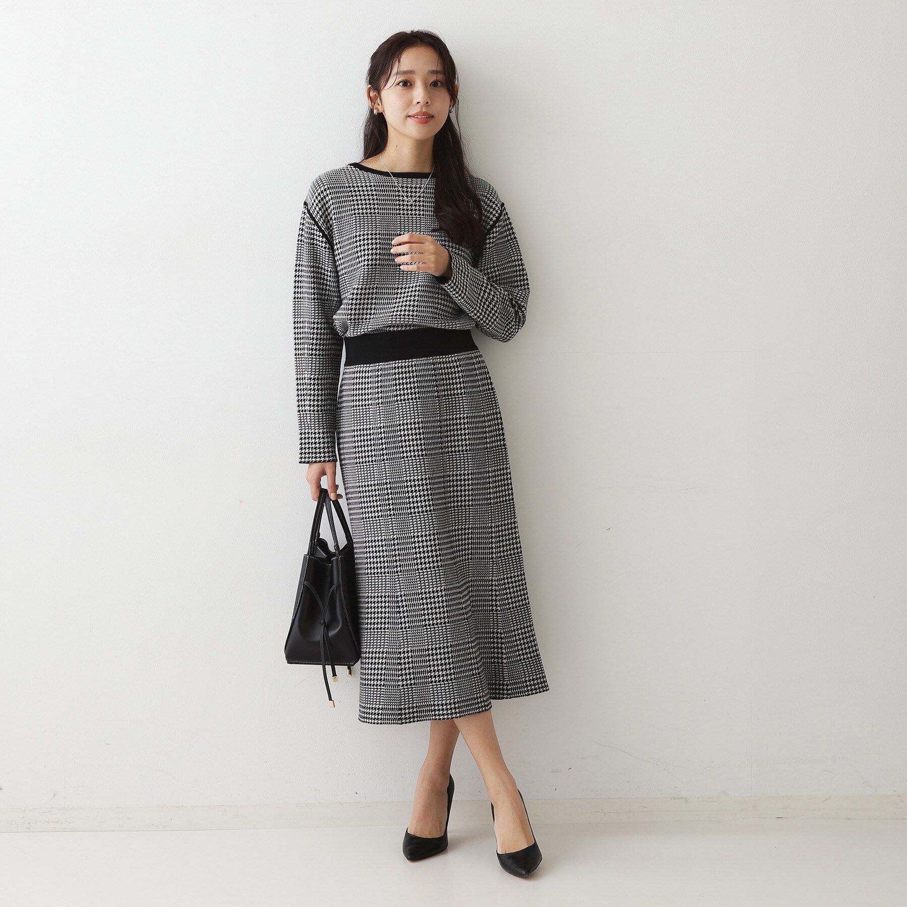 COUP DE CHANCE「【手洗い可／リバーシブル】トップス＆スカート セットアップ」|スーツ|