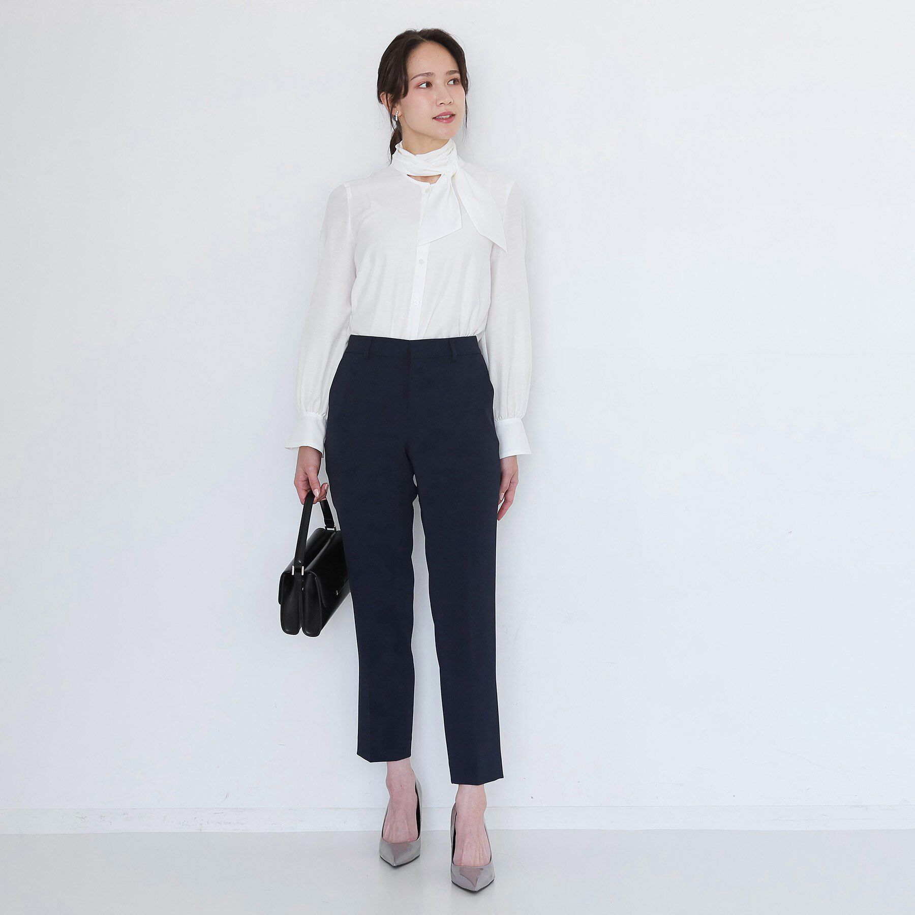 COUP DE CHANCE「【手洗い可／日本製／伸縮性／スーツ可】センタープレス入りテーパードパンツ」|その他|