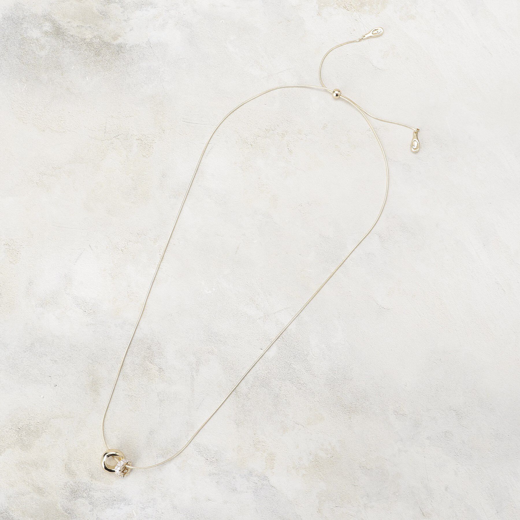 COUP DE CHANCE「Wポイントショート」|ネックレス|