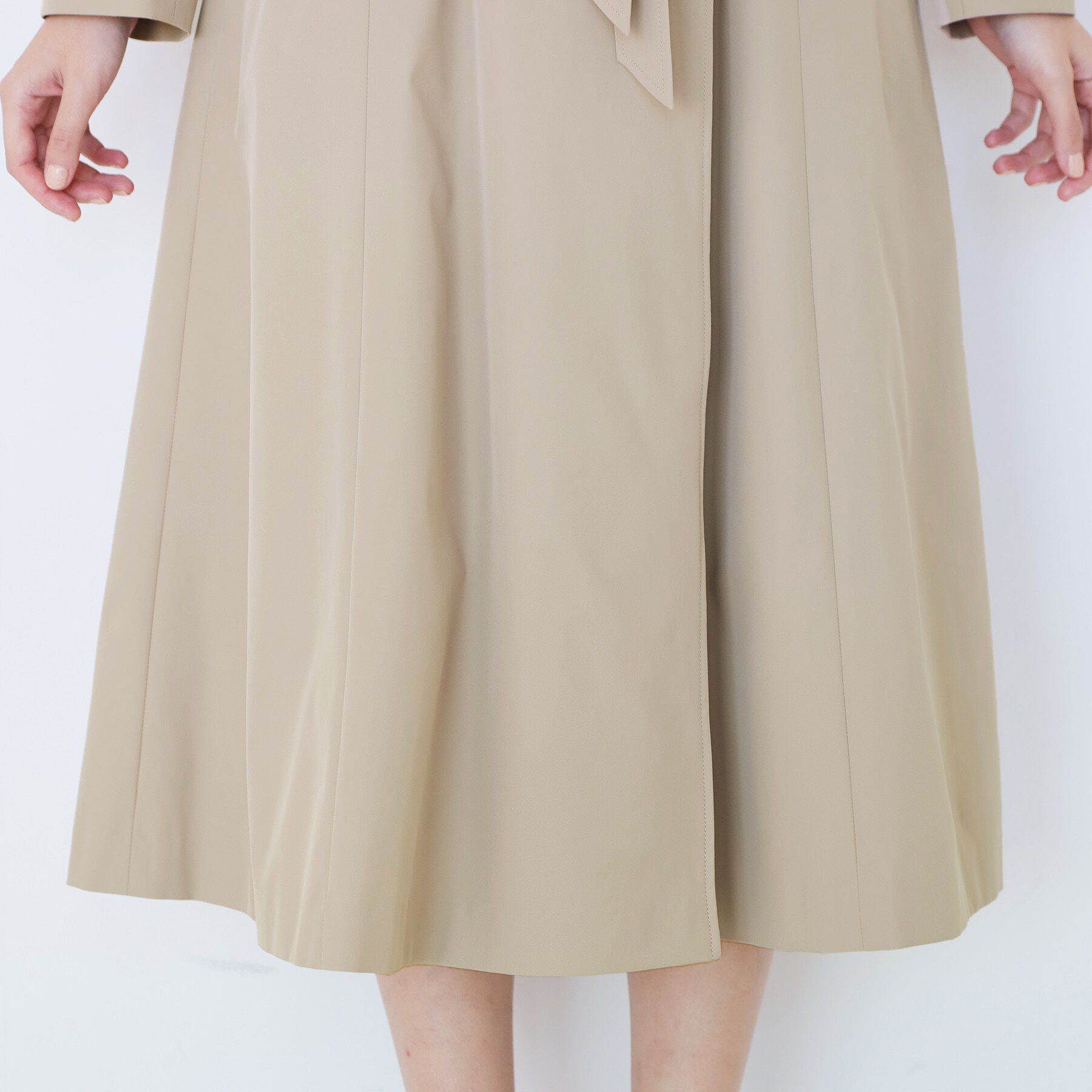 COUP DE CHANCE「【きれいめ羽織り】Aラインドレスコート」|トレンチコート|