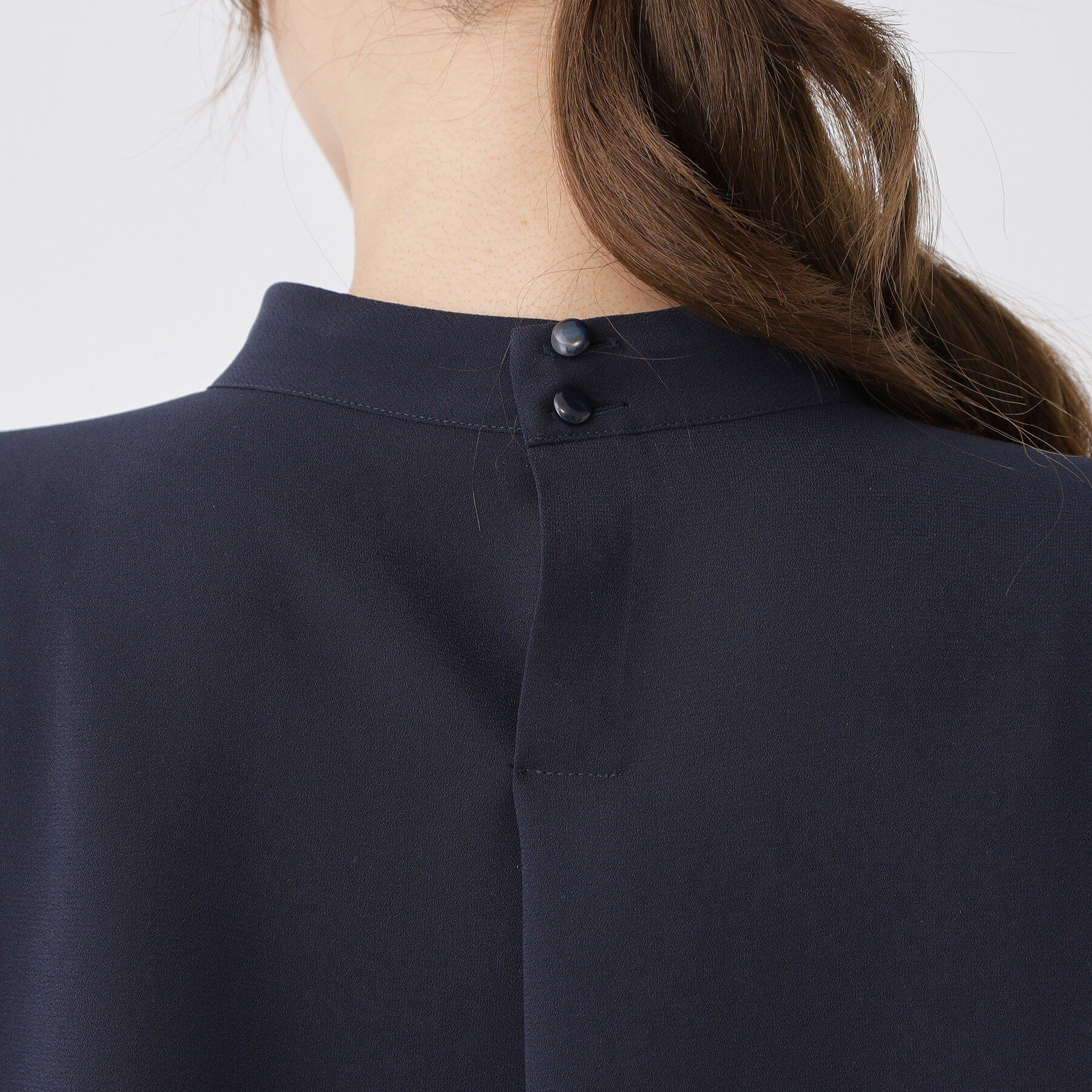 COUP DE CHANCE「【手洗い可／日本製／一枚着／ジャケットイン】ネックデザインブラウス」|シャツ・ブラウス|