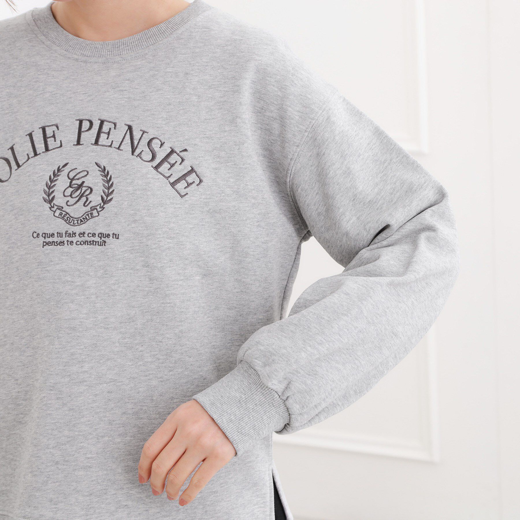 grove「刺繍ロゴ裏毛スウェットプルオーバー」|パーカー|